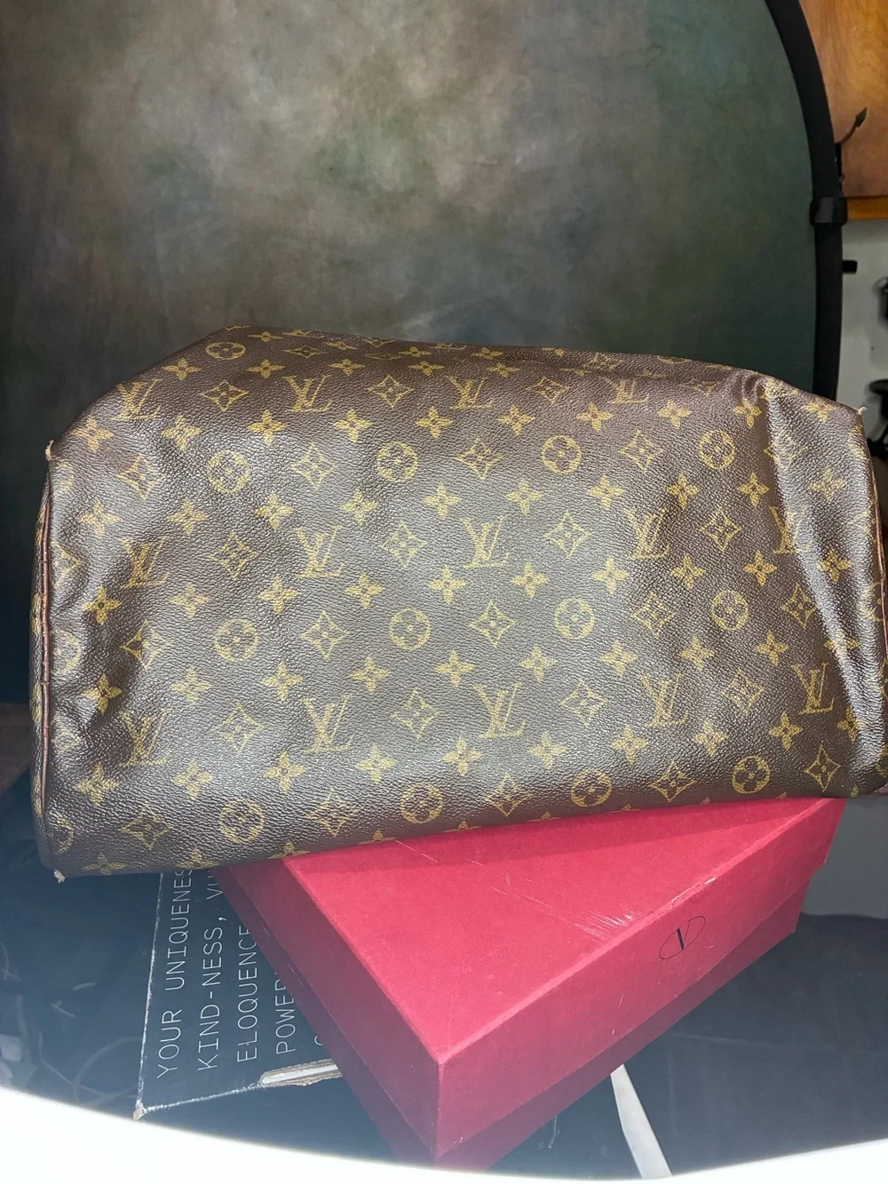 Louis Vuitton speedy 40 Brown/Gold Monogram Travel Duffel